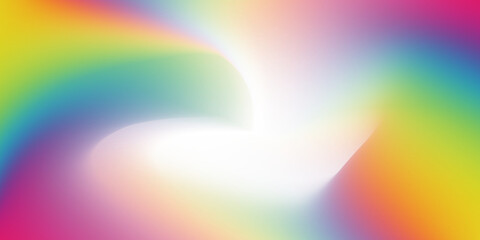 Wall Mural - Rainbow Pastel Holographic Gradient Background
