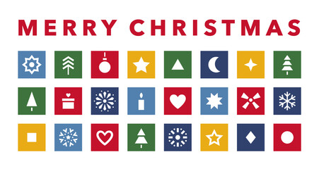 Sticker - Merry Christmas - Greeting card - Advent Calendar