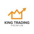 © cucuque design - king trading logo icon vector template