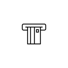 Poster - ATM icon, ATM sign vector
