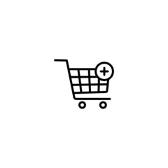 Poster - Shopping Cart icon, Shopping cart sign Vector
