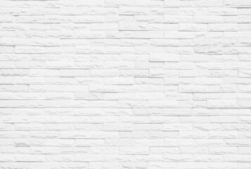 White grunge brick wall texture background for stone tile block painted in grey light color wallpaper design