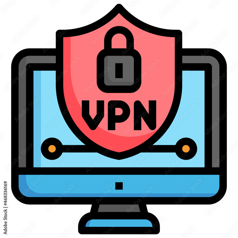 VPN Filled Outline