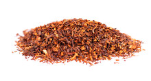 Rooibos Red Tea, Isolated On White Background. Traditional Herbal And Organic Tea.