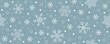 © krissikunterbunt - white and blue christmas seamless snowflake background