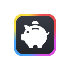 Poster - Piggy Bank - Sticker