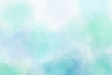 Wall Mural - blue watercolor abstract background