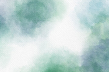 Wall Mural - blue watercolor abstract background