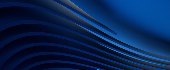 Poster - blue line connection on abstract technology background.
