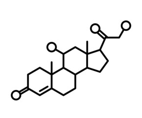 Sticker - Cortisol chimical formula