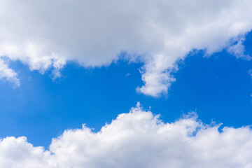 Canvas Print - 青空と雲の背景素材_p_05