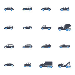 Poster - Car icons