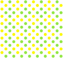 Japanese Lemon Polka Dot Vector Seamless Pattern