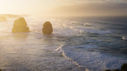 Wall Mural - twelve apostles, sunrise time, australia