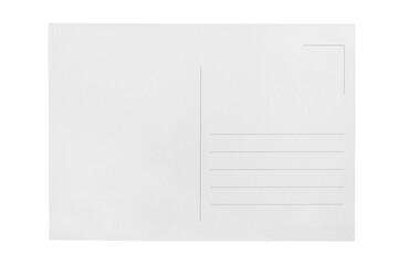 Wall Mural - Empty postcard isolated