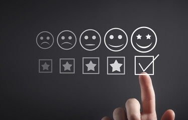 Customer experience. Satisfaction survey and customer service