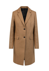 Wall Mural - Brown Wool Women's Coat