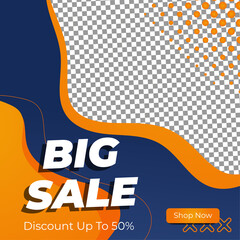 Fototapete - Sale special offer discount social media post template. Dynamic modern sale banners for social media stories sale, web page, mobile phone. Sale banner template design special offer set.