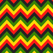 Jamaican color zigzag seamless pattern. Chevron Rastafarian on classic rasta reggae colors background. Vector illustration wallpaper.
