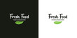 fresh food logo. healthy restaurant logo design