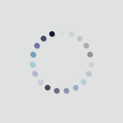 Wall Mural - loading icon vector illustration logo template circle