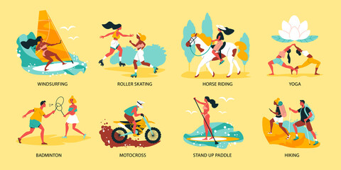 Sticker - Summer Sport Compositions