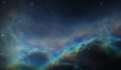 Wall Mural - tranquillity bend nebula - 13446 x 7866