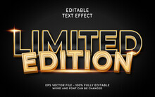 Limited Editon Editable Text Effect