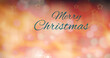 © vectorfusionart - Image of merry christmas text over stars falling