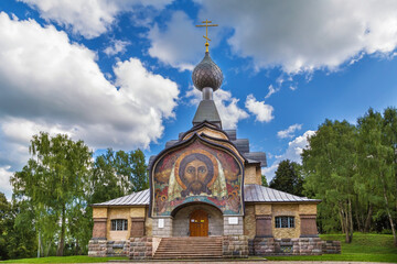 Wall Mural - Temple of the Holy Spirit, Flenovo, Russia