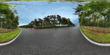 Motorsports Race Track 360° X 180° Vr Panorama