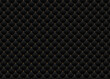 seamless texture black leather adorned with gold decorative carn