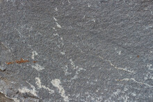 Natural Stone. Limestone Texture Or Orange Stone Texture Close-up.