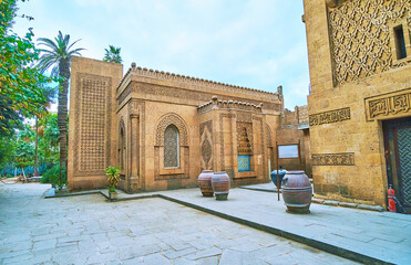 Poster - The stone mosque of Manial Palace, Cairo, Egypt