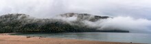 The Fog Rolls In At Old Woman Bay On Lake Superior In Algoma, Ontario, Canada