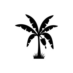 Canvas Print - banana tree icon design template vector