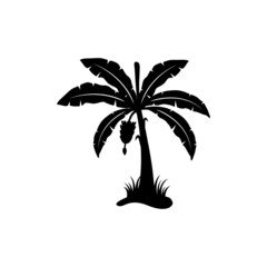 Canvas Print - banana tree icon design template vector
