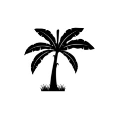 Canvas Print - banana tree icon design template vector