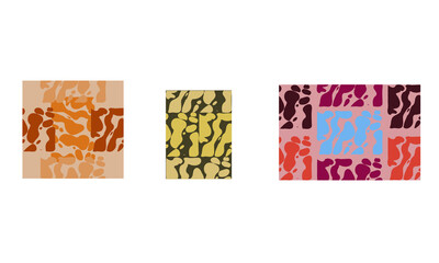 Fototapete - abstract bundles pattern colorful layout, Postcard, Social Media Banner, Brochure Cover Design or Wall Decoration Background