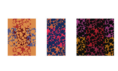 Fototapete - illustration design of abstract rocks seamless texture colorful perfect for pattern, layout, Postcard, Social Media Banner, Brochure Cover Design or Wall Decoration Background