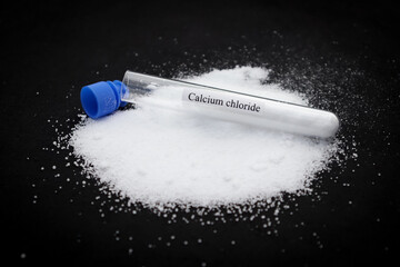 Poster - Calcium chloride in test tube