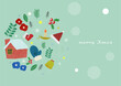 © RINCO - シンプルでかわいいクリスマスカード