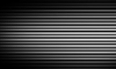Poster - white stripes background as a classic glitch overlay effect. the old tv noise static texture on a black background. a retro texture collection.