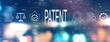 © Tierney - Patent concept with blurred city lights at night