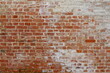 Alte Ziegelwand mit weissen Fugen, Ziegelmauer, wallpaper, Tapete