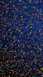 Fototapeta Tęcza - Festive fresh confetti. Celebration stars. Colorfu