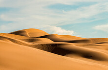 Algodones Dunes In California Near Yuma Desert.