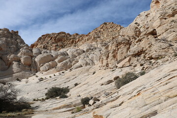 Wall Mural - Water Pools in the White Rocks Amphitheater, Snow Canyon State Park, Utah