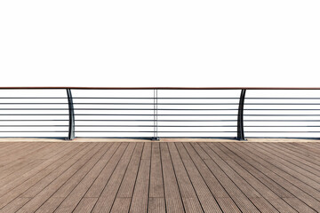 waterfront viewing platform isolated