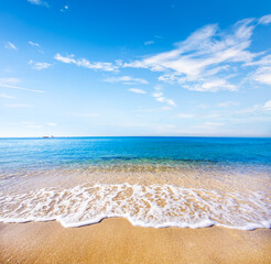 Wall Mural - beautiful beach and tropical sea